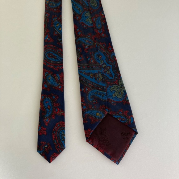Vintage Burberry pure silk tie - Picture 2 of 4